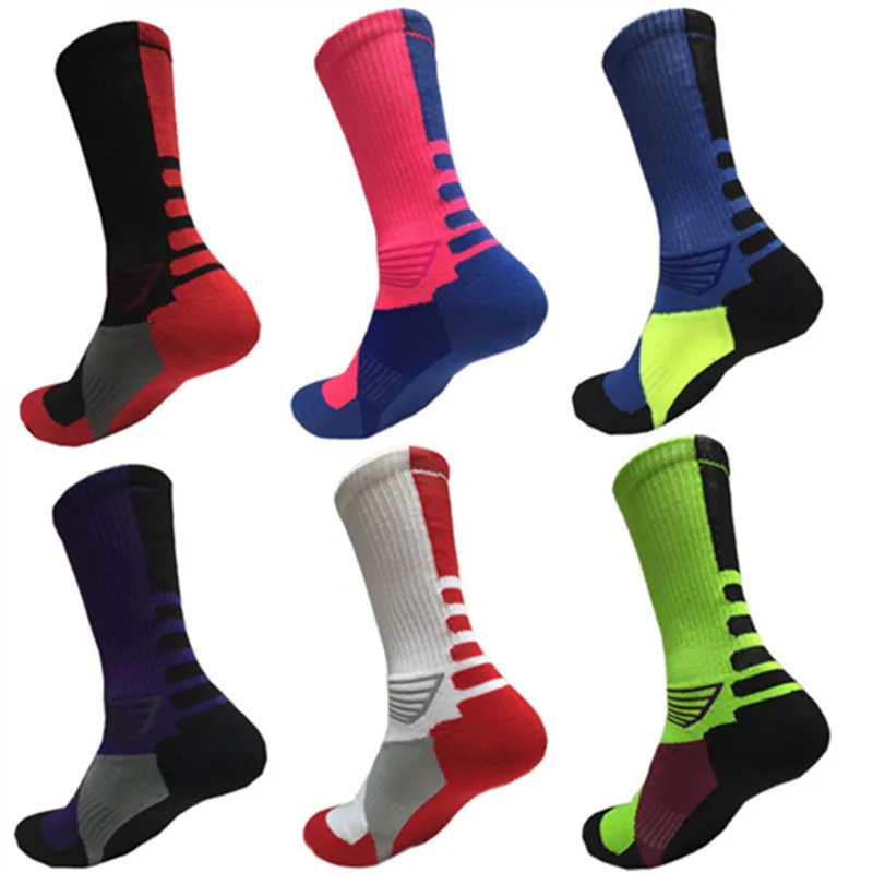 

Men's socks Professional Elite Stockings Mens Thicker Towels Basketball Socks Sports Socks Football socks for Outdoor C amping