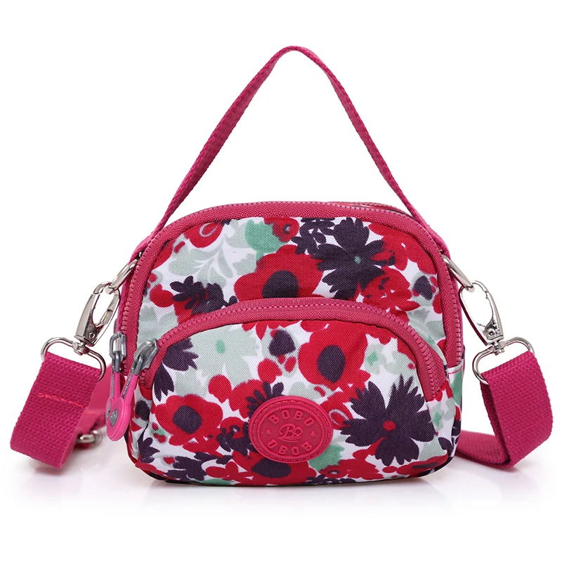 المرأة حقيبة ساع السيدات حقيبة يد من النايلون السفر الكتف الإناث عالية الجودة صغيرة Crossbody حقيبة عارضة البسيطة حقيبة
