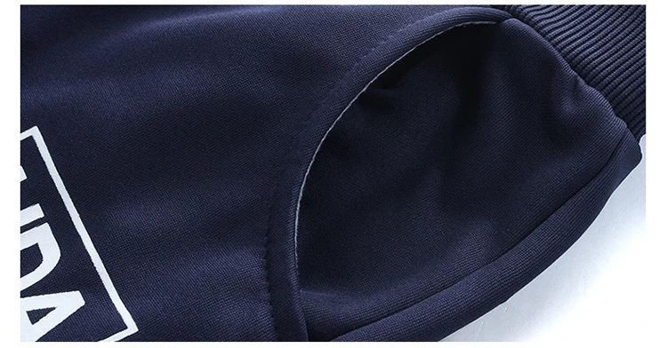 Мужской спортивный костюм хлопок 2019 костюм для спортивного зала спортивная одежда комплект из двух предметов Все флисовые плотное худи
