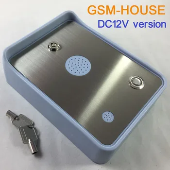 

GSM intercom for gate opener access controller and two alarm input for home safety security alarm DC12V Version