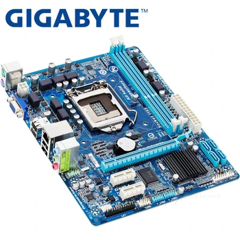 

GIGABYTE GA H61M DS2 Desktop Motherboard H61 Socket LGA 1155 i3 i5 i7 DDR3 16G uATX UEFI BIOS Original H61M-DS2 Used