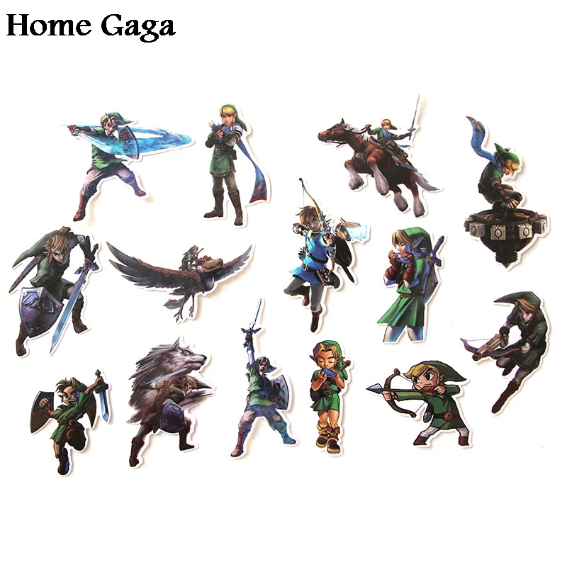 Homegaga 44 шт. Мультяшные наклейки для ноутбука скейтборда мотоцикла украшения дома