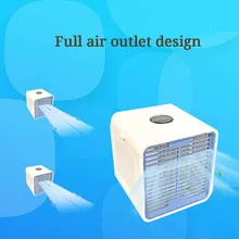 Портативный маленький вентилятор система воздушного охлаждения домашнее светодиодное освещение для офиса вентилятор воздушного охладителя с батареей/Обычная версия Мелкая бытовая техника