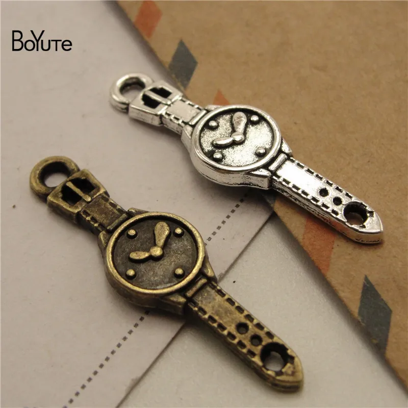 BoYuTe (100 PiecesLot) Metal Alloy 359MM Watch Pendant Charms Diy Hand Made Jewelry Accessories Wholesale (5)