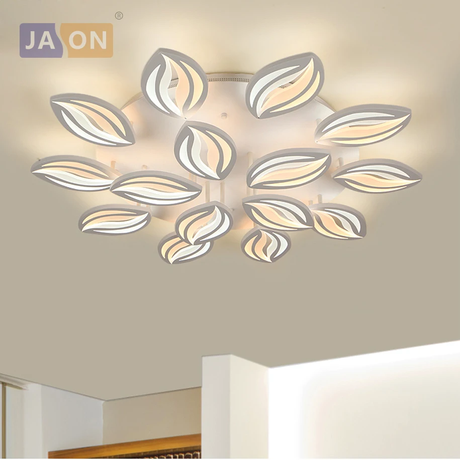 

LED Modern Iron Acrylic Leaves LED Lamp.LED Light.Ceiling Lights.LED Ceiling Light.Ceiling Lamp For Foyer Bedroom