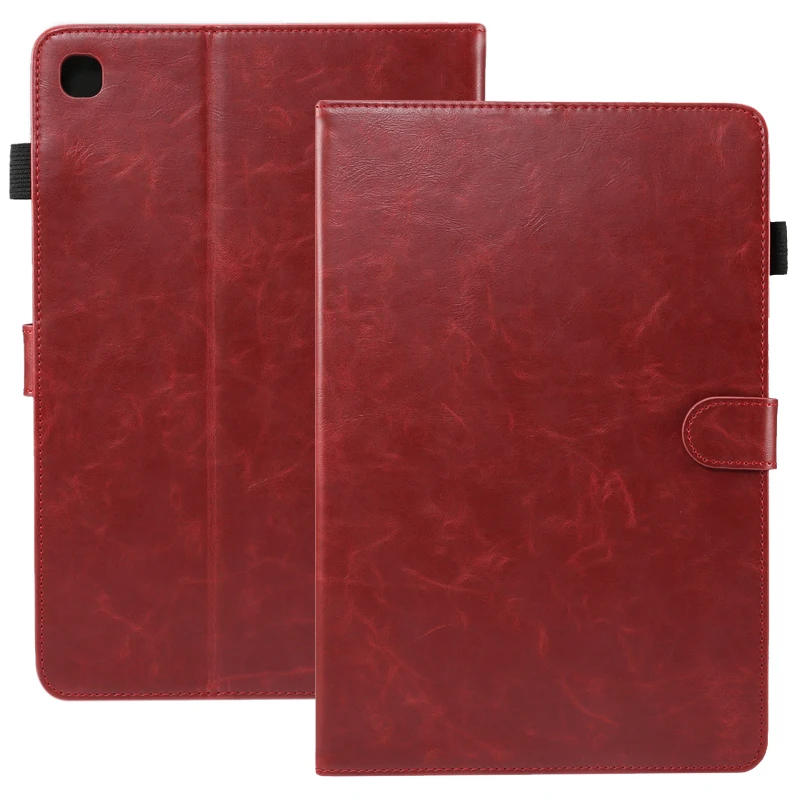 

For Samsung Tab S5e T720 Tablet Case Retro Crazy Horse Skin Leather Case Business Stand Card Smart Cover for Samsung 10.5" T725