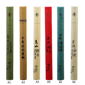 

1Pc Incense Burner Sticks Box Natural Sandalwood Oriental Buddha Buddhist Aromatic Line Incense Supplies