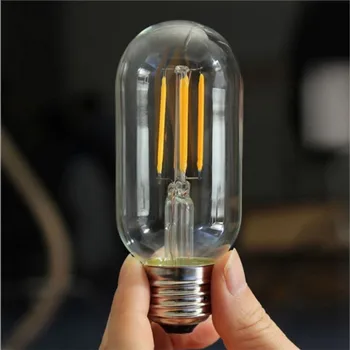 

Retro Edison Bulb E27 220V 2W 4W T45 Vintage Incandescent W-filament Bulbs Creative Antiquity Energy Saving Light