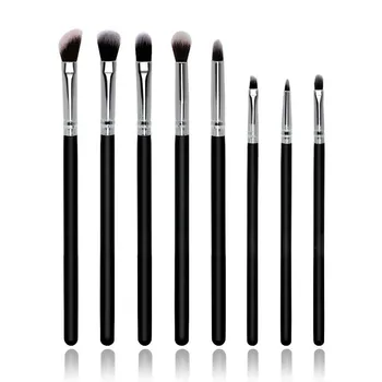 

KESMALL 8 Pcs/SET Black Handle Soft Hair Eyeshadow Makeup Brush TOOLS CL0107