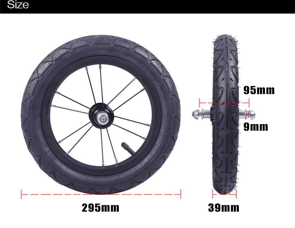 Clearance children bicycle Aluminium alloy wheelset children bicycle kids bike Internal and external Tires 12inch balance Bicycle 1