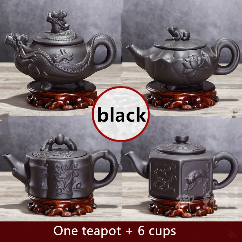 XING KILO Large Purple Teapot Set Filter Large Capacity Teapot Black Tea Pu'er Tea Kung Fu Tea Set Handmade Ceramic Art Teapot XING KILO Large Purple Teapot Set Filter Large Capacity Teapot Black Tea Pu'er Tea Kung Fu Tea Set Handmade Ceramic Art Teapot