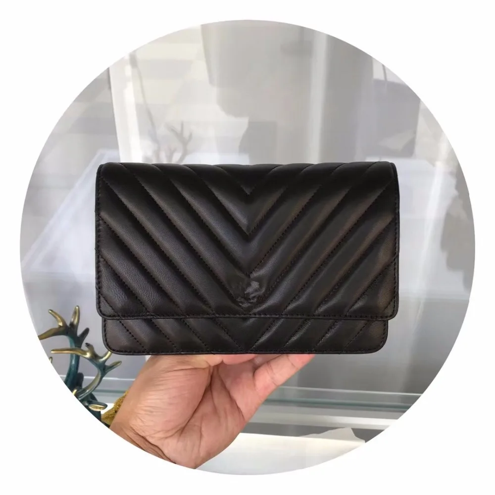 

100% Real Leather Luxury Handbags Women Sheepskin Bags Designer Crossbody Bags For Female Ladies Europe Brand Runway K6801