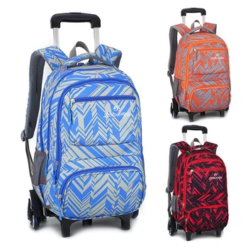 Fashion Kids Travel Trolley Backpack 6 wheels Girl s Trolley School bags Children s Travel luggage