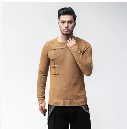 Зимний свитер брендовая одежда Для мужчин S Свитеры для женщин модная повседневная рубашка пуловер Для мужчин - Цвет: Хаки