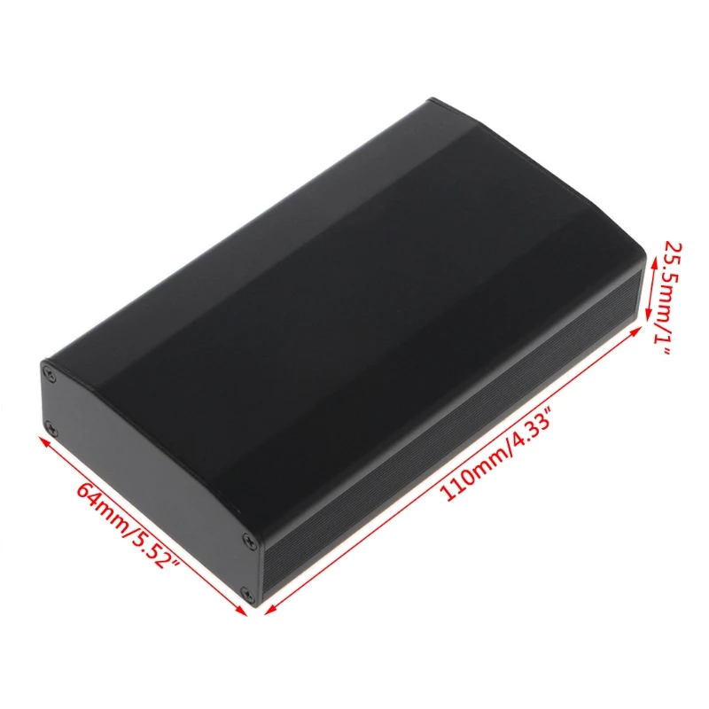 110x64x25 5 мм DIY алюминиевый корпус Чехол электронный проект PCB ящик для