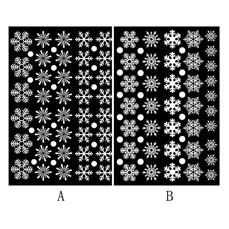 Качественная Рождественская Снежинка, статическая клейкая стеклянная наклейка, многоразовая Съемная статическая Наклейка для окна ванной, вечерние, праздничные, декор AA