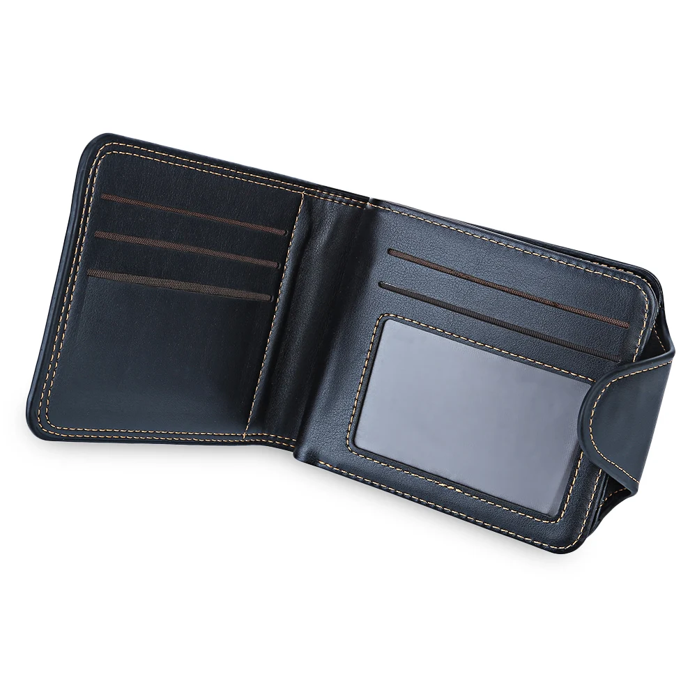 

Baellerry Brand New Multifunctional Wallets Slim Leather Mens Short Bifold Wallet Man Coin Purse Small Male Credit&id Ho