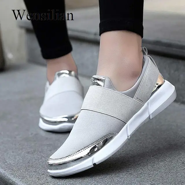 US $9.67 Fashion Sneakers Women Trainers Vulcanized Shoes Casual Tenis Feminino Ladies Shoes 2019 Summer Bre