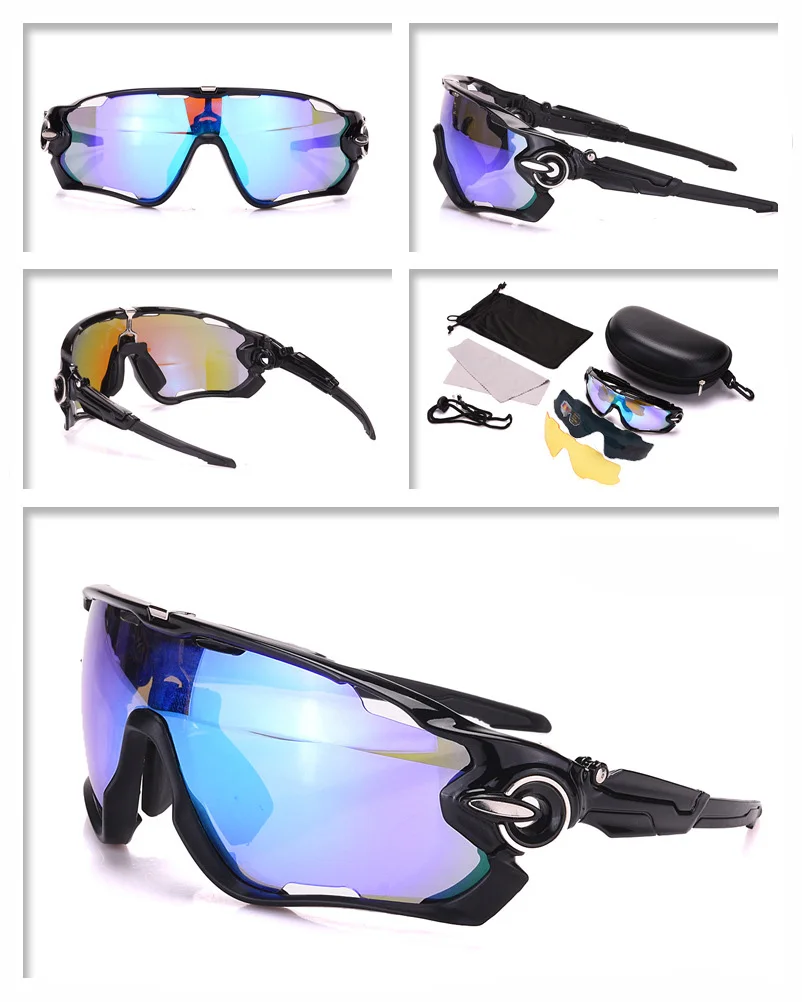 ROBESBON фотохромные очки для активного отдыха, велосипедные солнцезащитные очки MTB, велосипедные очки для рыбалки, вождения, очки Gafas Ciclismo, 3 линзы - Цвет: Черный