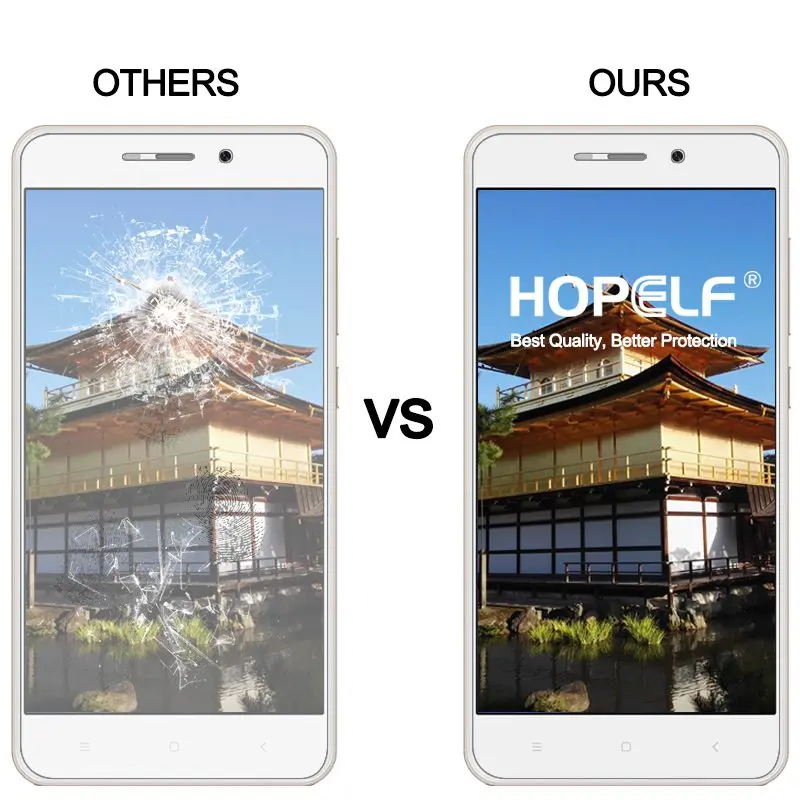 2 шт HOPELF закаленное стекло для Xiaomi Redmi 4A стекло Защитная пленка для телефона для Xiaomi Redmi стекло 4A закаленное