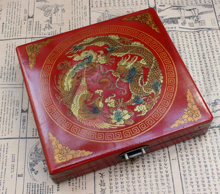 

Square Professional International Chess Game Version Wooden Chess Folding Educational Antique terracotta chess as high-end gift