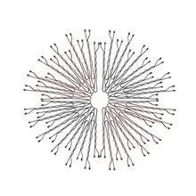 Заколка для волос, цветная коллекция, двухцветная заколка с длинной и короткой шпилькой Liuhai, головной убор 26