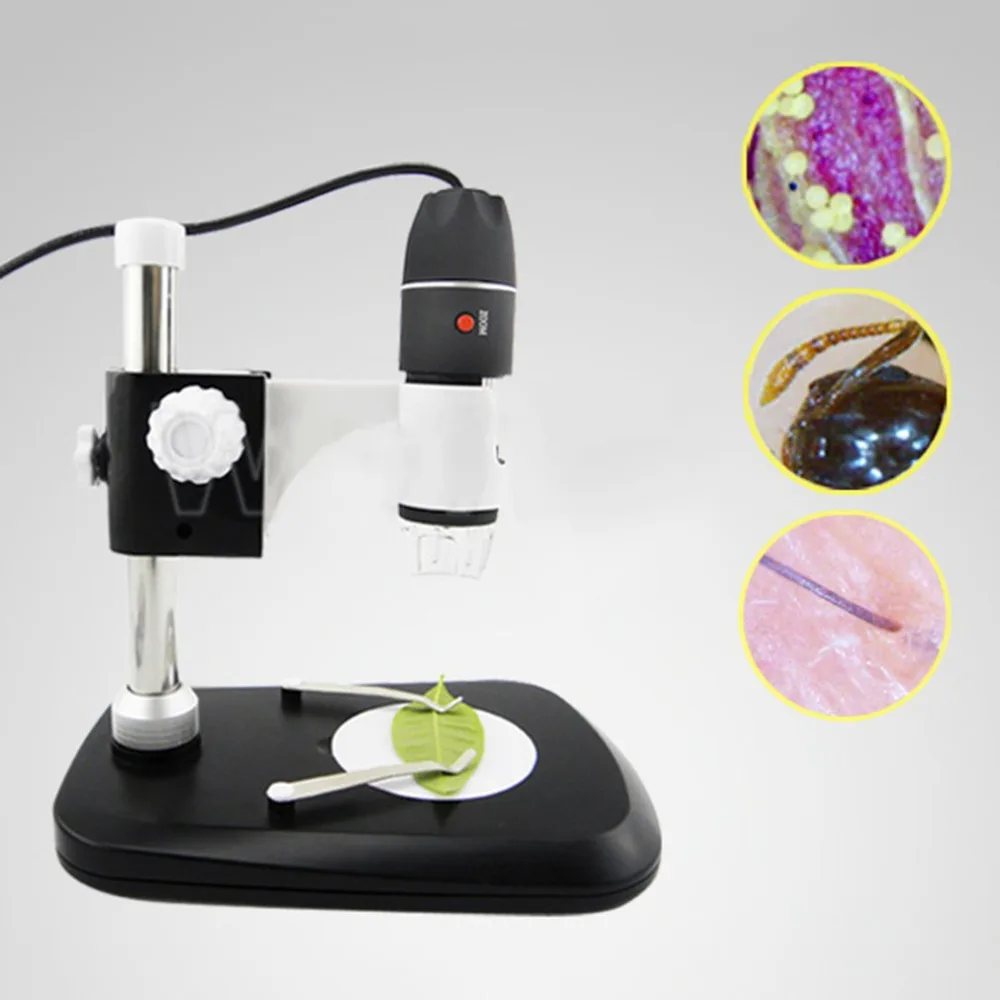

800X HD LCD Microscopio 8 LED Digital Microscope USB Endoscope Camera microscop Held Endoscope for Inspection biologico