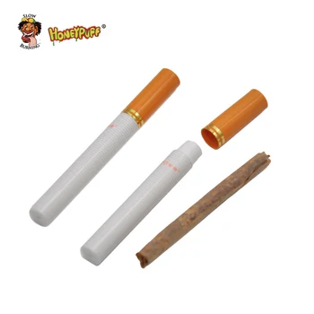 

HONEYPUFF 2 pcs/Lot Cigarette Shape Airtight Herb Container Cigarettes Disguise Garnished Storage Case Stash Jar Smoking Set