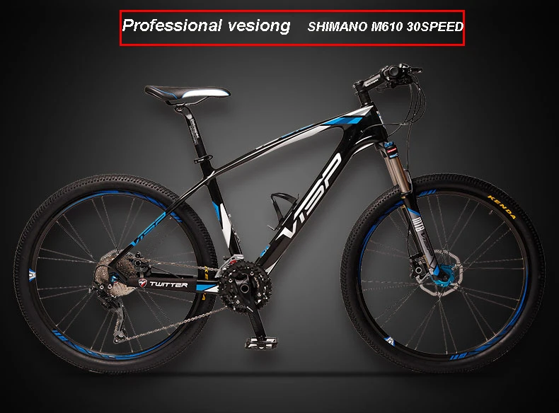 Sale 26 / 27.5 inch carbon fiber mountain bike bike XT 30/33 speed forklift brake mountain bike carbon fiber frame off road 22 Sale 26 / 27.5 inch carbon fiber mountain bike bike XT 30/33 speed forklift brake mountain bike carbon fiber frame off road 22