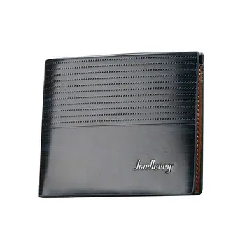 

baellerry Men Wallet Leather Vintage Purses High Quality Money Bag Credit Card holders Wallet