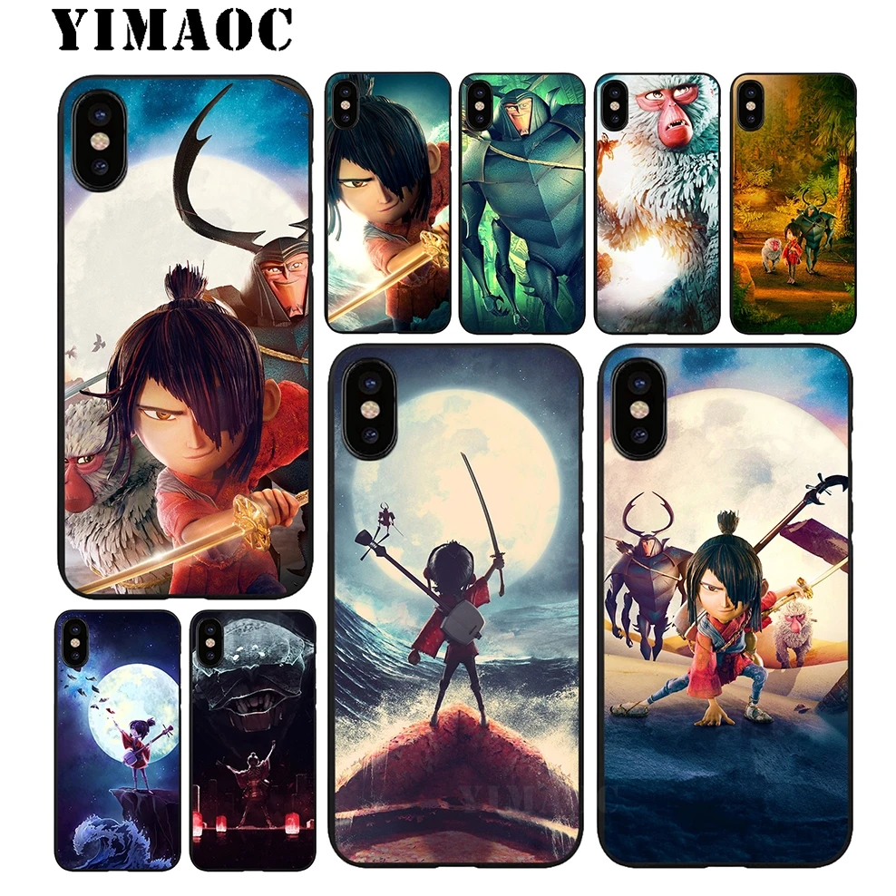 YIMAOC Kubo и Две Струны Мягкий силиконовый чехол для iPhone 11 Pro Xr Xs Max X или 10 8 7 6 6S Plus 5 5S SE |