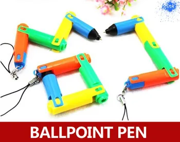 

Creative Variety collapsible ballpoint pen novelty pendant ballpoint pen for school students bendable toys for children