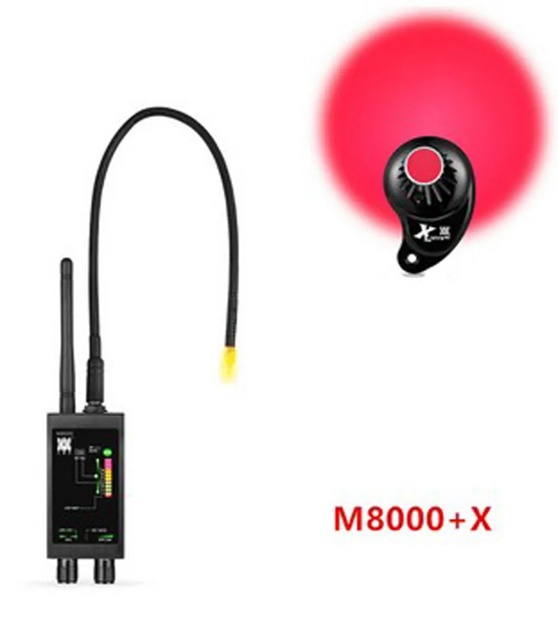 Detector de M8000 CÁMARA DE X GPS rastreador de escáner Cámara detectores Anti espía lente CDMA, GSM, dispositivo de Monitor - 1
