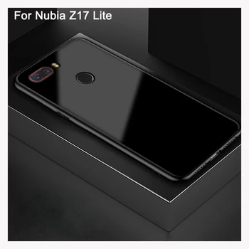 

Luxury Tempered Glass Back Case For NUBIA Z17 Lite NX591j Protective Cases For NUBIA Z17 lite case shell cover skin
