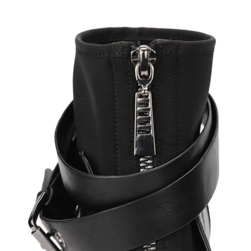 Mayor Mujer Venta Cremallera Negro Tobillo Nuevas 41 Gran Por Zapatos 35 Llegadas Tamaño Sarairis Al Botas Dropship Altos Tacones Mujer De S7wqw1HPB