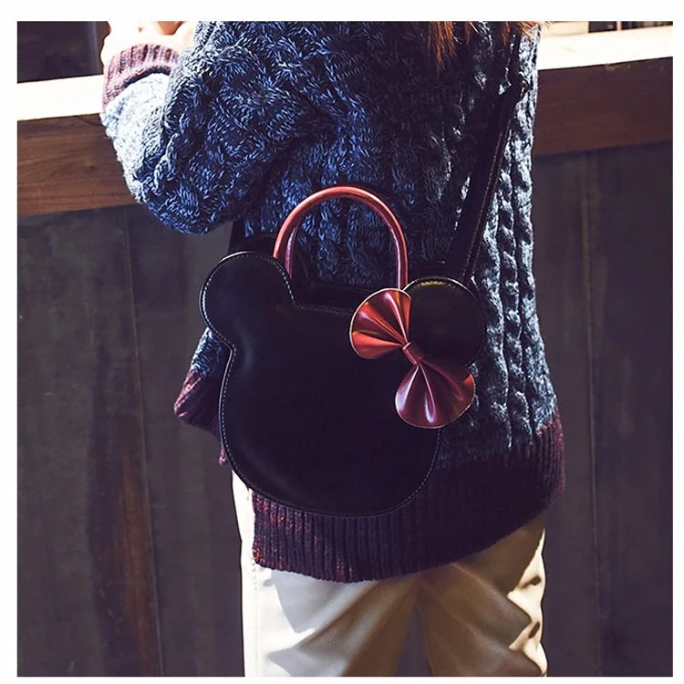 عالية الجودة بو الجلود ميكي حقائب الإناث الكتف Crossbody حقيبة للنساء 2019 السيدات حقيبة نسائية صغيرة حقيبة بولسا الأنثوية