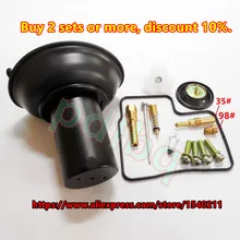Configuring 29.9MM vacuum diaphragm plunger VLX 400 Steed 400 V-type cylinder Motorbike Keihin NV400CC carburetor repair kit Kit