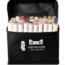 MingYun Маркер профессиональный художественный маркеры набор двуглавый на спиртовой основе маркеры Искусство Ручная роспись для школьных принадлежностей