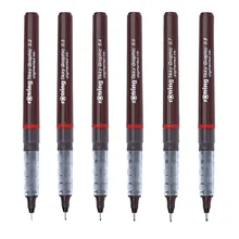 Rotring Tikky черная графическая пигментированная чернильная ручка прямая жидкая перьевая ручка для рисования 1 штука