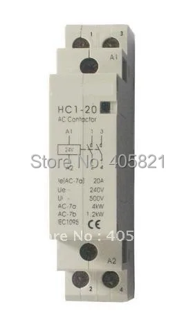 

Modular contactor CT1-20 2NO 2P 20Amps household contactor