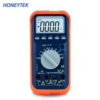 

HONEYTEK Tester Digital Multimeter Profesional ESR Capacitor Tester Voltage Indicator Transistor Multimeter With Temperature REL