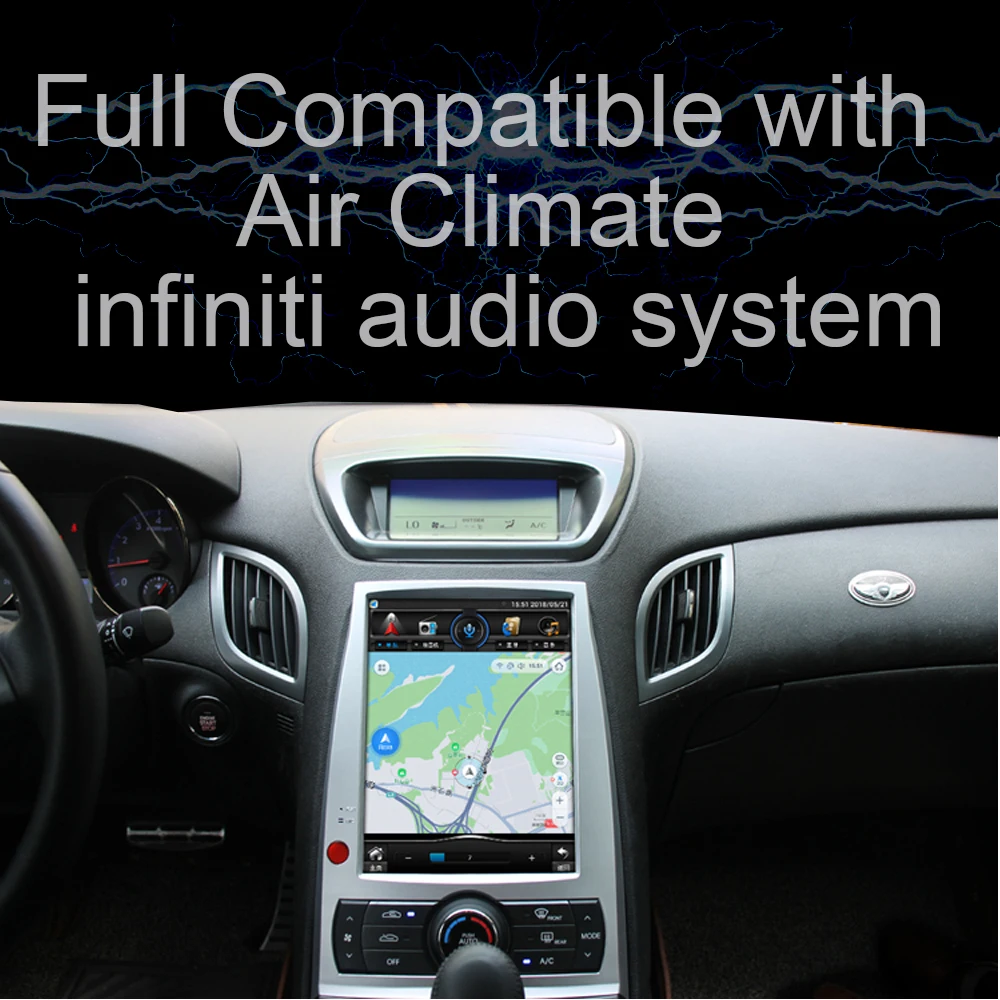 10.1inch Android 6.0 Car Radio GPS Head Unit For Hyundai genesis coupe rohens  black/white color