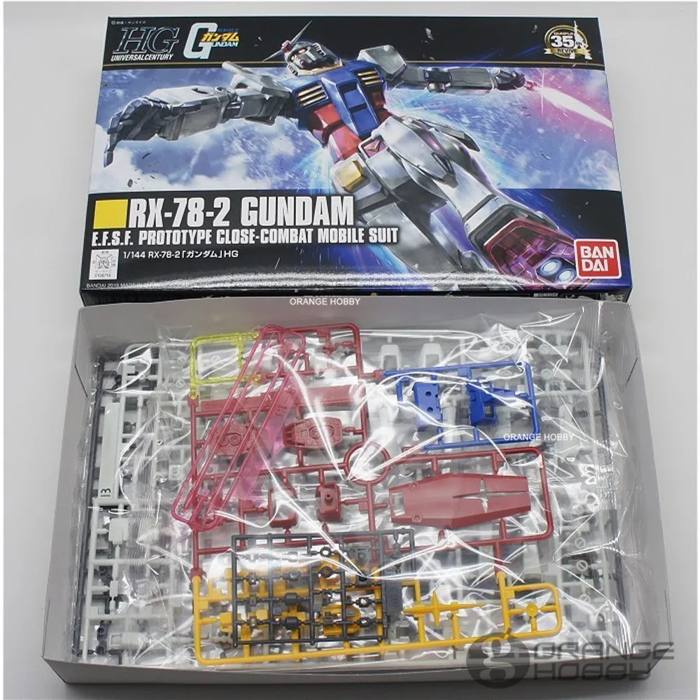 Bandai Hguc 191 Gundam Rx 78 2 Gundam 1 144 Scale Kit Gundam