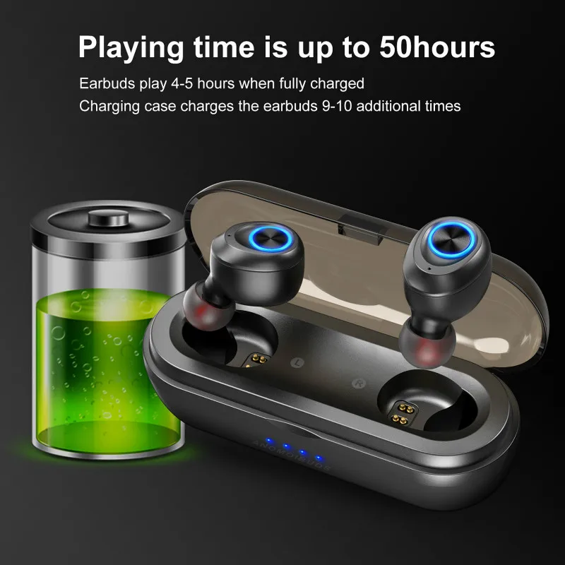 IP010 X Capsule Pro Bluetooth 5 0 наушники 50 часов воспроизведения поддержка AAC TWS супер бас