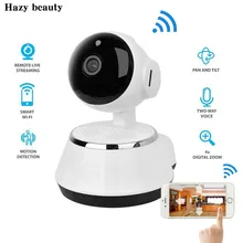 New ! Pan Tilt Wireless IP Camera WIFI 720P CCTV Home Security Cam Micro SD Slot Support Microphone & P2P Free APP ABS Plastic