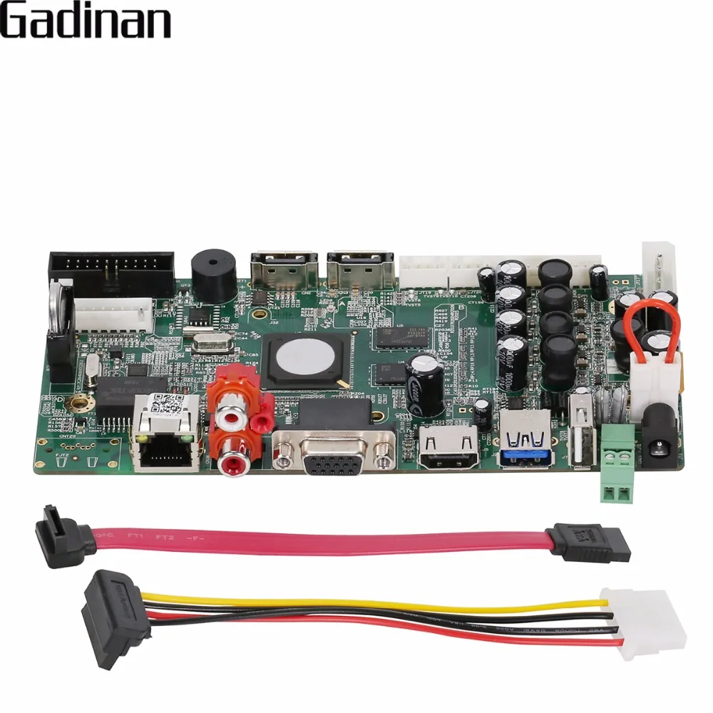 Gadinan ONVIF P2P NVR видеорегистратор сетевой Регистраторы доска 32CH 1080 P/16ch 4 м/8ch 5 м облако