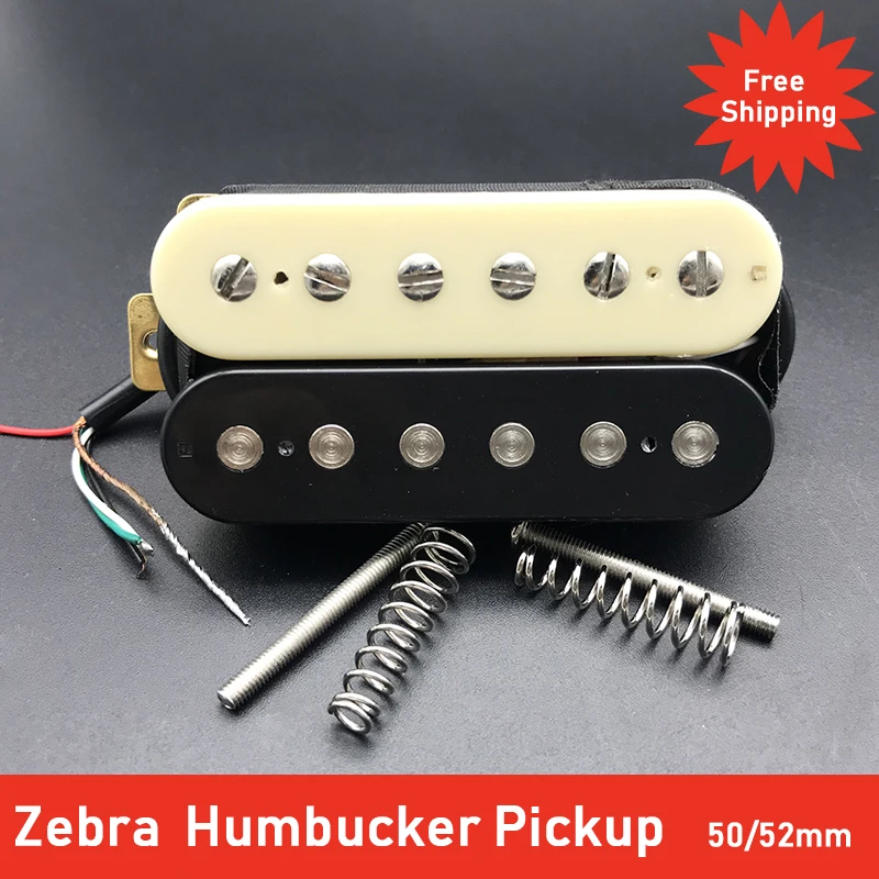 

Alnico 5 Humbucker Pickup Double Coil Electric Guitar Pickup Zebra Neck and Bridge Pickup for FD Electric Guitarra