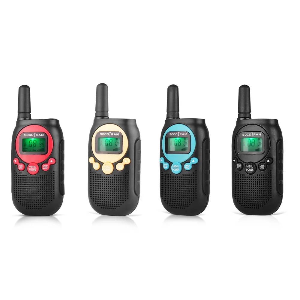 

Mixed color 2pieces PMR446 walkie talke licence free kids two way radio 0.5W 8CH VOX Radio w/ privacy code &rechargeable battery