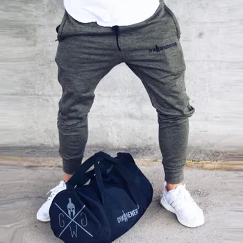 

New Fitness Men Joggers Sweatpants Thin Gray Sportswear Jogger Pants Men Casual Trousers Men Gyms Bodybuilding Track Pants