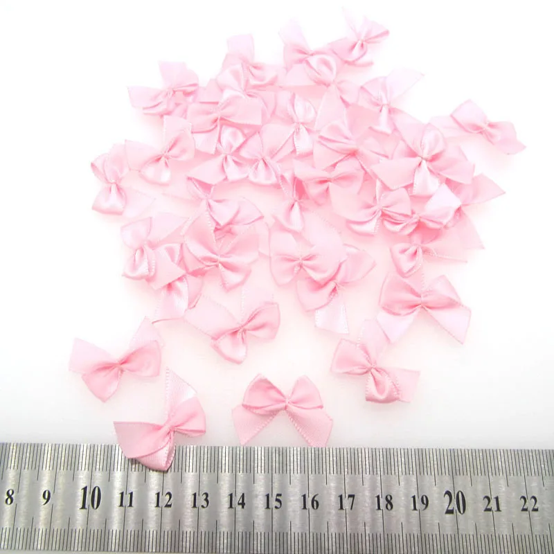 Handmade Mini Satin Ribbons Bow 50Pcs for Christmas Bows Gift Craft Wedding Party satin ribbons,satin ribbon,ribbon supplies,sewing ribbon,ribbon decoration,christmas ribbon